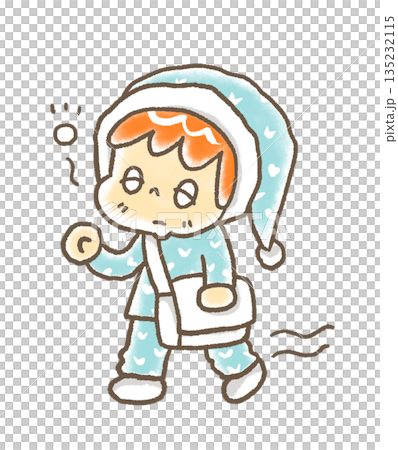 那些半睡半醒，想穿著睡衣去上學的人 135232115