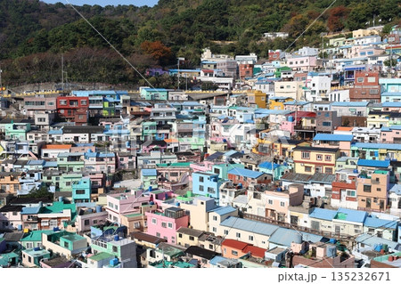 韓国のマチュピチュといわれる釜山の甘川文化村景観1 韓国のマチュピチュといわれる釜山の甘川文化村景観1 135232671