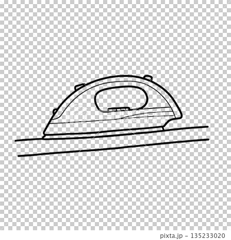 熨燙插圖 135233020