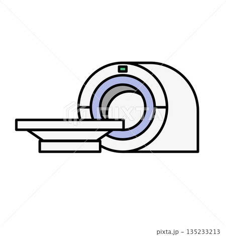 フラットデザインのMRIアイコン 135233213