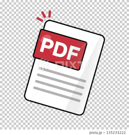 PDF file and highlight icon PDF file and highlight icon 135233222