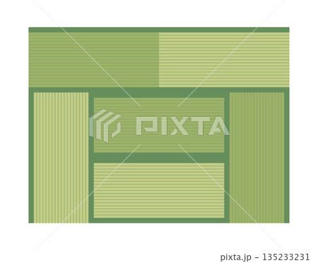 畳 6畳 ベクター 135233231