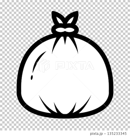 Garbage bag icon Garbage bag icon 135233345