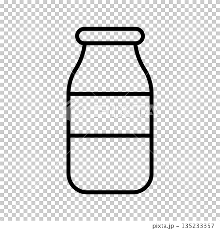 Milk bottle simple design Milk bottle simple design 135233357