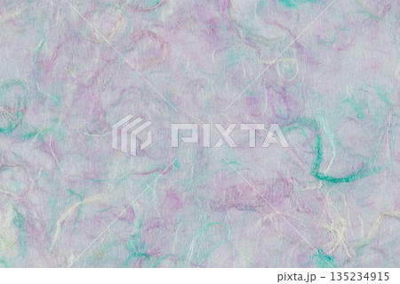 紙素材　和紙　洋紙　テクスチャー 135234915