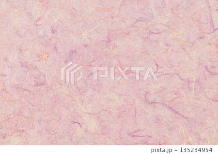 紙素材　和紙　洋紙　テクスチャー 135234954