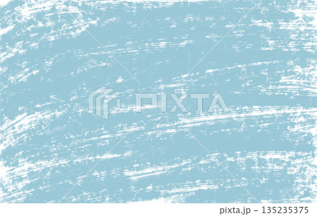水色のムラのあるペイント背景 135235375
