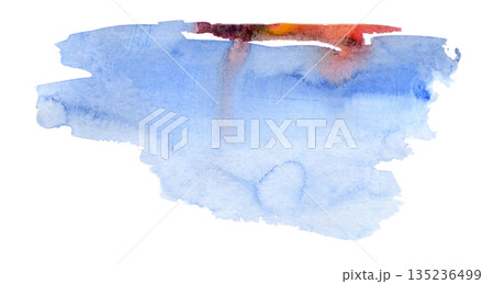 Layered watercolor wash in ocean waves, blue sky, sea water. Winter ice, nautical backdrop. Hand drawn isolated illustration for denim fabric, Scandinavian interior, ceramic glaze, baby shower card Layered watercolor wash in ocean waves, blue sky, sea water. Winter ice, nautical backdrop. Hand drawn isolated illustration for denim fabric, Scandinavian interior, ceramic glaze, baby shower card 135236499