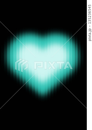 Abstract Light Blue Heart Love Symbol 135236545