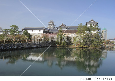 愛媛県今治市 今治城と水堀 愛媛県今治市 今治城と水堀 135236554