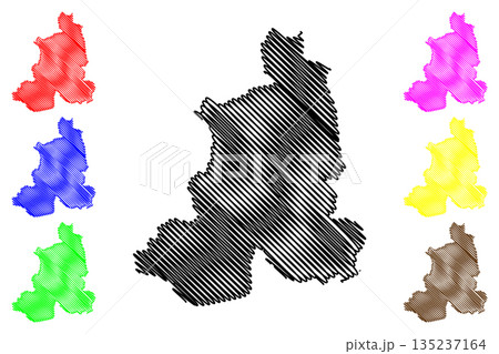 Brugg District (Switzerland, Swiss Confederation, Canton of Aargau) map vector illustration, scribble sketch Bezirk Brugg map Brugg District (Switzerland, Swiss Confederation, Canton of Aargau) map vector illustration, scribble sketch Bezirk Brugg map 135237164