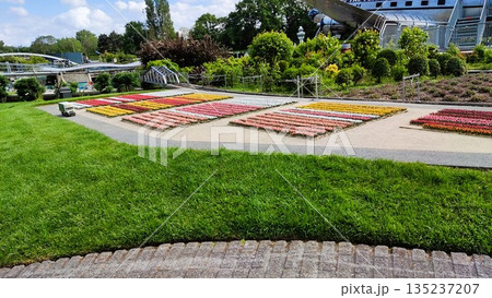 The Hague, Netherlands - May 27 2022: Netherland Miniature at Madurodam  135237207