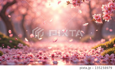 桜の美しい春の風景 135238979