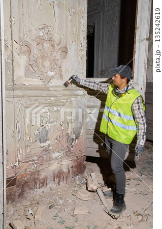 Thorough documentation of historic interior surface deterioration Thorough documentation of historic interior surface deterioration 135242619