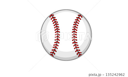 野球ボール 135242962
