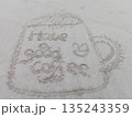 美味しいコーヒーを♪ビーチメッセージ 135243359