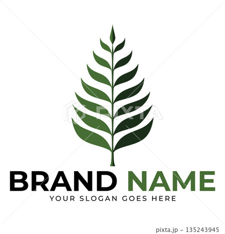 Leaf logo vector illustrations design icon template Leaf logo vector illustrations design icon template 135243945