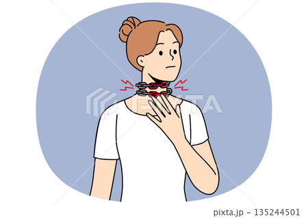 Suffocation in girl with chain around neck, need treatment for illness caused by malfunction lungs Suffocation in girl with chain around neck, need treatment for illness caused by malfunction lungs 135244501