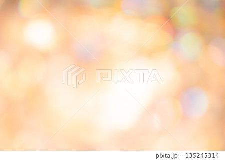 オレンジカラー系キラキラ背景イメージ 135245314