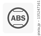 ABS Indicator Button Vector Icon 135247161