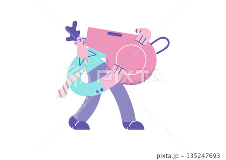 Businessman blow in whistle disclose information Businessman blow in whistle disclose information 135247693