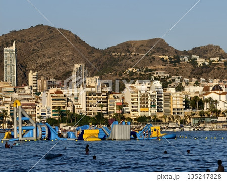 enjoying sunset on paddleboard, experiencing tranquil sunset vibes during paddleboarding adventure enjoying sunset on paddleboard, experiencing tranquil sunset vibes during paddleboarding adventure 135247828