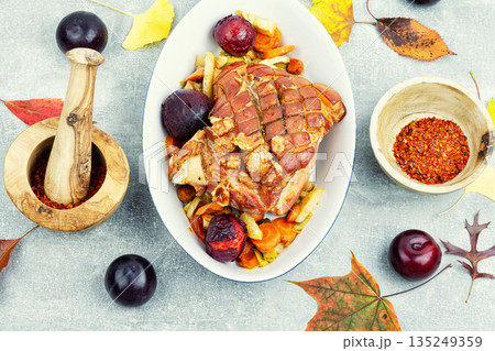 Roasted Meat Main Course 135249359