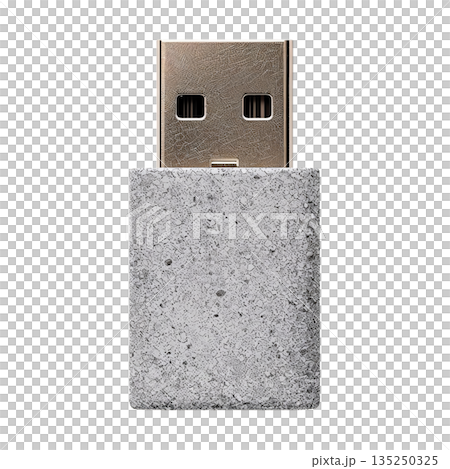Unique USB Drive Design With Concrete Texture...のイラスト素材 [135250325] - PIXTA