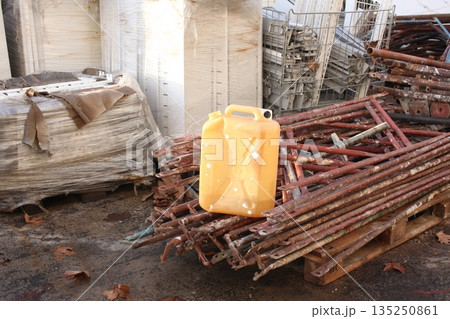 background of real construction, elements and tools disorder background of real construction, elements and tools disorder 135250861