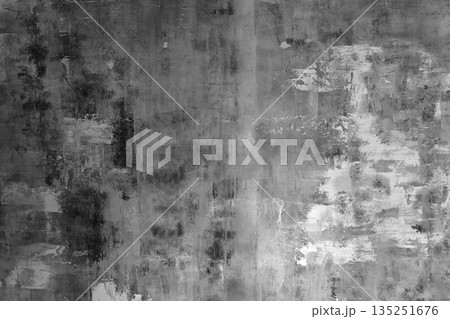 Abstract gray textured background with rough brush strokes and artistic grunge effect Abstract gray textured background with rough brush strokes and artistic grunge effect 135251676