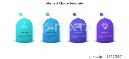 Modern Infographic Business Banner. Vector Illustration 135252944