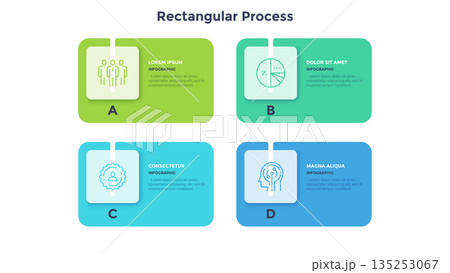 Modern Infographic Business Banner. Vector Illustration 135253067