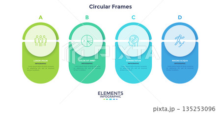 Modern Infographic Business Banner. Vector Illustration 135253096