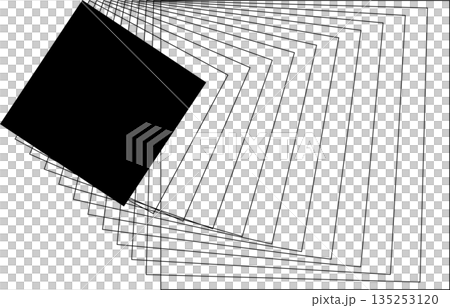 Square frame flowing line with blending for logo, symbol, badges Square frame flowing line with blending for logo, symbol, badges 135253120