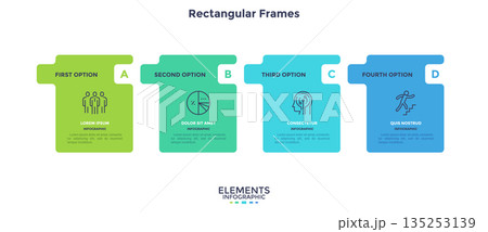 Modern Infographic Business Banner. Vector Illustration 135253139
