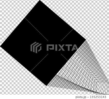 Square frame flowing line with blending for logo, symbol, badges Square frame flowing line with blending for logo, symbol, badges 135253143