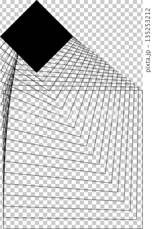Square frame flowing line with blending for logo, symbol, badges Square frame flowing line with blending for logo, symbol, badges 135253212