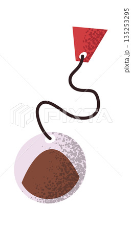 Round tea bag with string Round tea bag with string 135253295