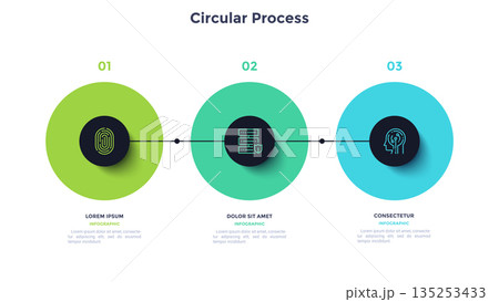 Modern Infographic Business Banner. Vector Illustration Modern Infographic Business Banner. Vector Illustration 135253433