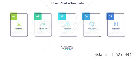 Modern Infographic Business Banner. Vector Illustration Modern Infographic Business Banner. Vector Illustration 135253444