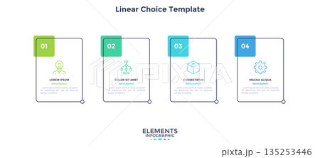 Modern Infographic Business Banner. Vector Illustration 135253446
