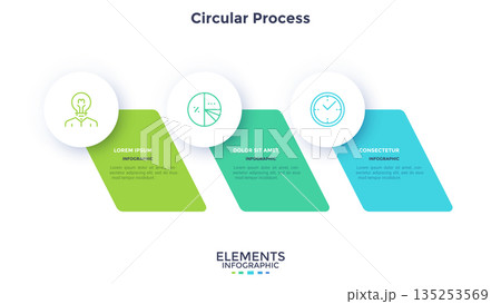 Modern Infographic Business Banner. Vector Illustration Modern Infographic Business Banner. Vector Illustration 135253569