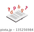 Dyslexia and Reading Challenges with Confused Letters 135256984