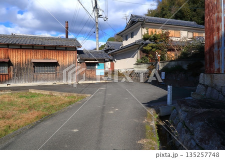 京都　山城　棚倉　木津川市　山口　綺田　不動川　冬　大和　 135257748