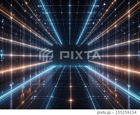 サイバー空間　AIイメージ 135259114