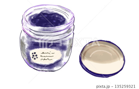 ブルーベリージャム ブルーベリージャム 135259321