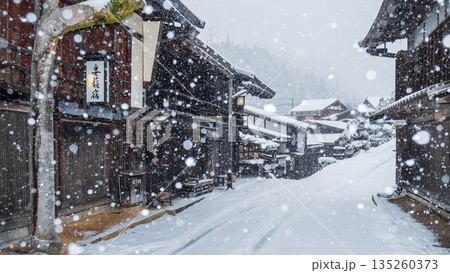 妻籠宿（冬） 135260373