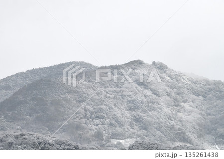 南国九州長崎の雪景色 南国九州長崎の雪景色 135261438
