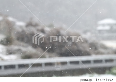 南国九州長崎の雪景色 135261452