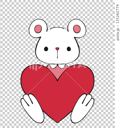 bear with red heart bear with red heart 135262774